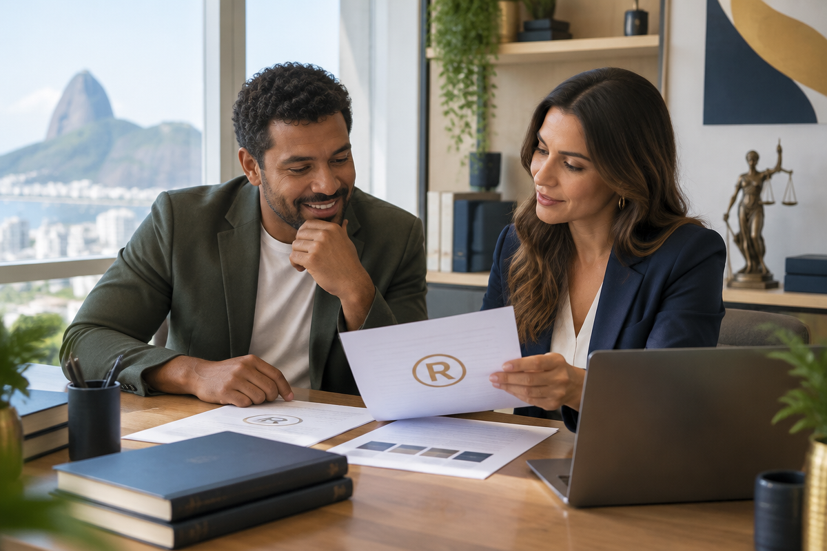 Atendimento para registro de marcas e patentes